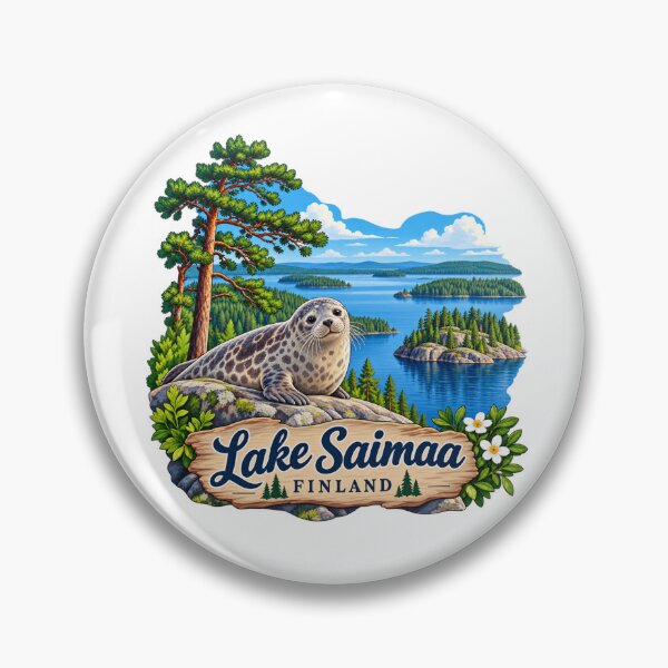 Item preview, Lake Saimaa, Finland - Saimaa Ringed Seal designed and sold by Myra365Art.