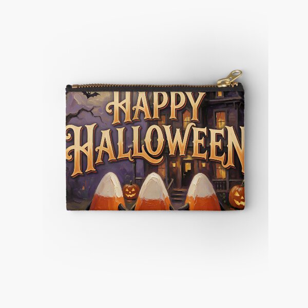 Item preview, Happy Halloween Haunted House Candy Corn Retro Spooky Night designed and sold by cr6zym1nd.