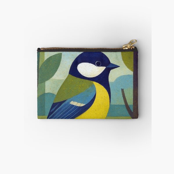 Item preview, Great tit - a Geometric bird illustration designed and sold by GalleryKauffeld.