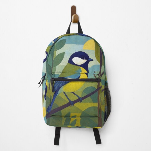 Item preview, Great tit - a Geometric bird illustration designed and sold by GalleryKauffeld.