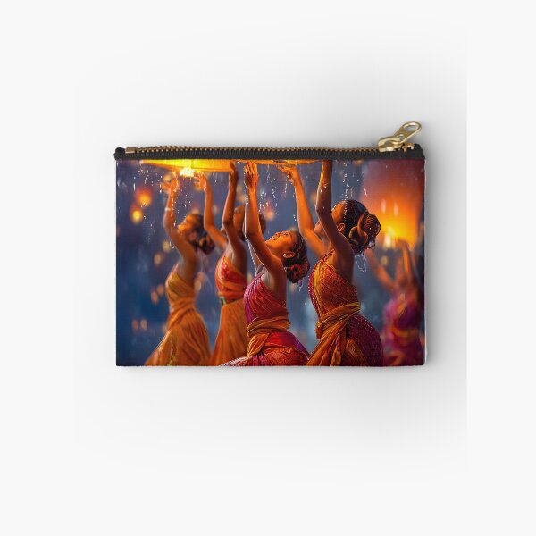 Item preview, Serene Festival of Lights Amidst Gentle Rain designed and sold by Artessie.