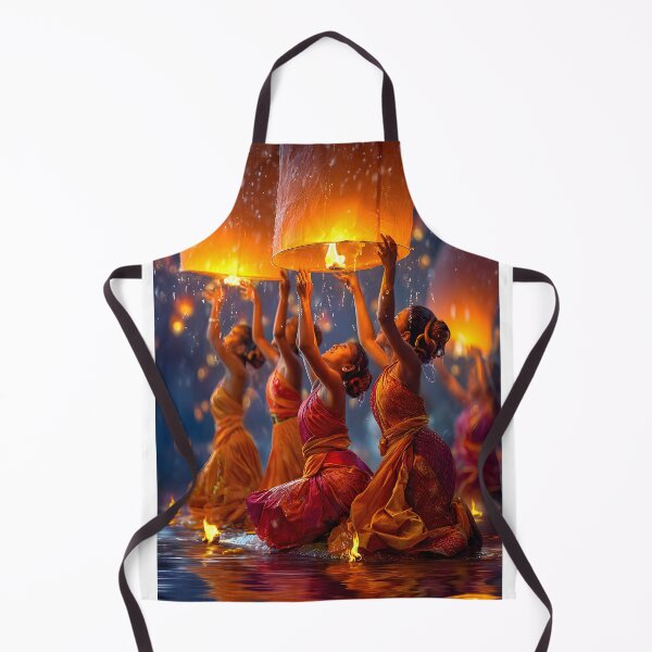 Item preview, Serene Festival of Lights Amidst Gentle Rain designed and sold by Artessie.