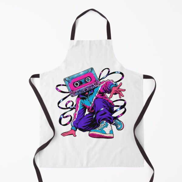Item preview, Cassette Tape Head Synthwave Music Lover Character designed and sold by chattsuede.