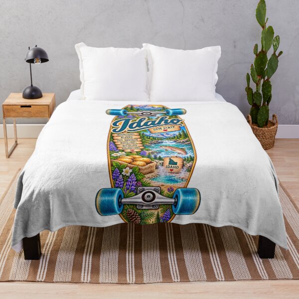 Item preview, Idaho Gen X Skateboard designed and sold by Whimspired By Paxx.