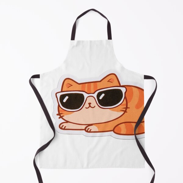 Item preview, Cool Orange Tabby Cat Wearing Sunglasses Cute designed and sold by NicolasGlowArt.