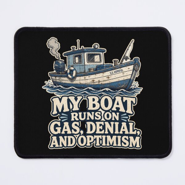 Item preview, My Boat Runs On Gas Denial And Optimism Shirt, Funny Boating T-Shirt, Lake Life Humor Tee, Funny Boat Owner Gift Shirt, Vintage Nautical Graphic designed and sold by TshirtsLabs.