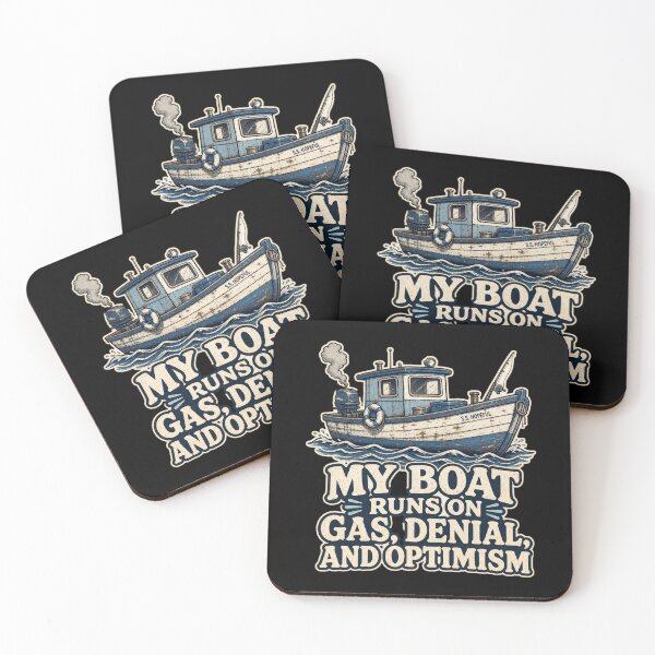 Item preview, My Boat Runs On Gas Denial And Optimism Shirt, Funny Boating T-Shirt, Lake Life Humor Tee, Funny Boat Owner Gift Shirt, Vintage Nautical Graphic designed and sold by TshirtsLabs.