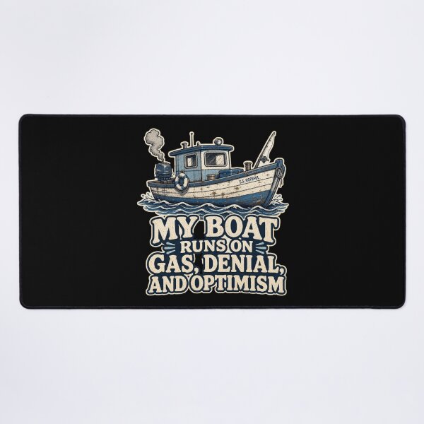 Item preview, My Boat Runs On Gas Denial And Optimism Shirt, Funny Boating T-Shirt, Lake Life Humor Tee, Funny Boat Owner Gift Shirt, Vintage Nautical Graphic designed and sold by TshirtsLabs.