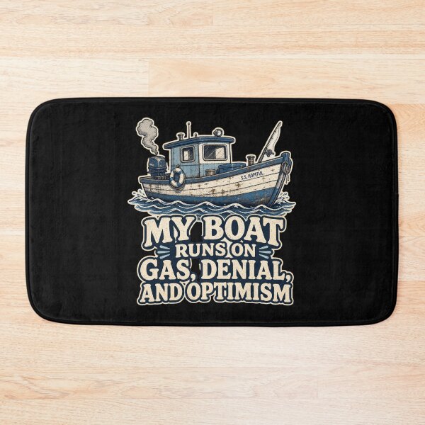 Item preview, My Boat Runs On Gas Denial And Optimism Shirt, Funny Boating T-Shirt, Lake Life Humor Tee, Funny Boat Owner Gift Shirt, Vintage Nautical Graphic designed and sold by TshirtsLabs.