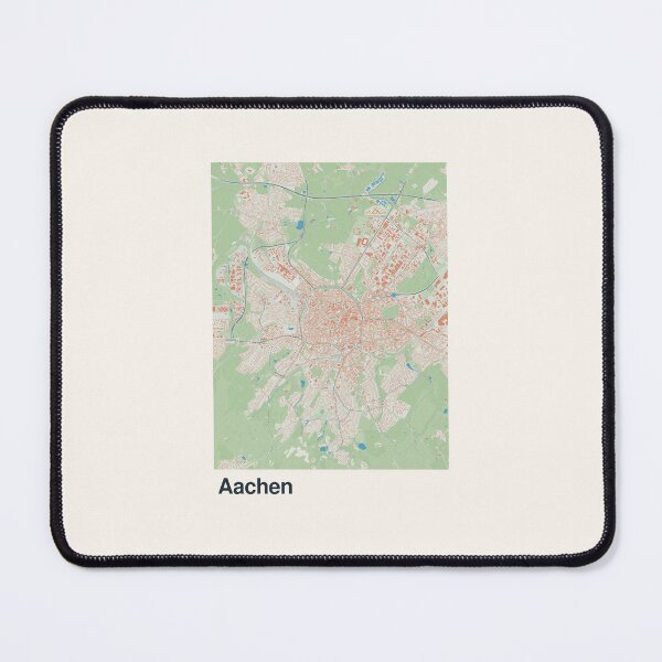 Item preview, Aachen Minimalistic Map Art designed and sold by MapsNerd.