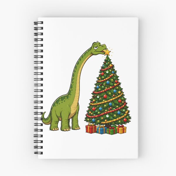 Item preview, Brachiosaurus Christmas Tree Topper With Gold Star designed and sold by chattsuede.