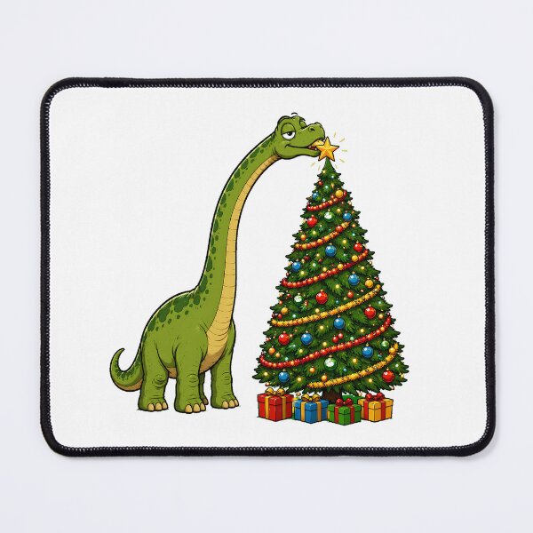 Item preview, Brachiosaurus Christmas Tree Topper With Gold Star designed and sold by chattsuede.