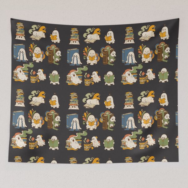 Item preview, Ghosts in Their Reading Time - Dark Colors Edition designed and sold by Shyla Marsare.