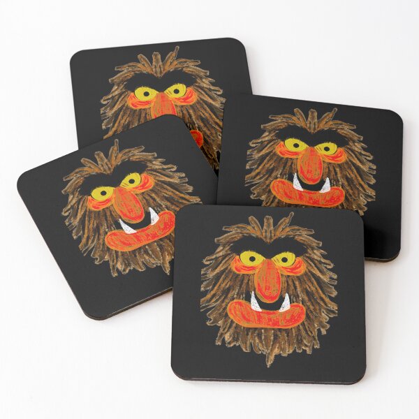 Item preview, Cute Furry Monster Face Illustration designed and sold by AdolfoSClay.