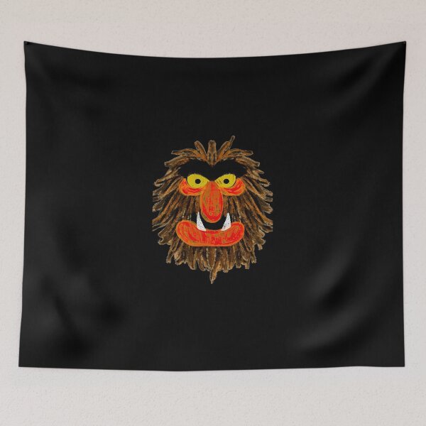 Item preview, Cute Furry Monster Face Illustration designed and sold by AdolfoSClay.