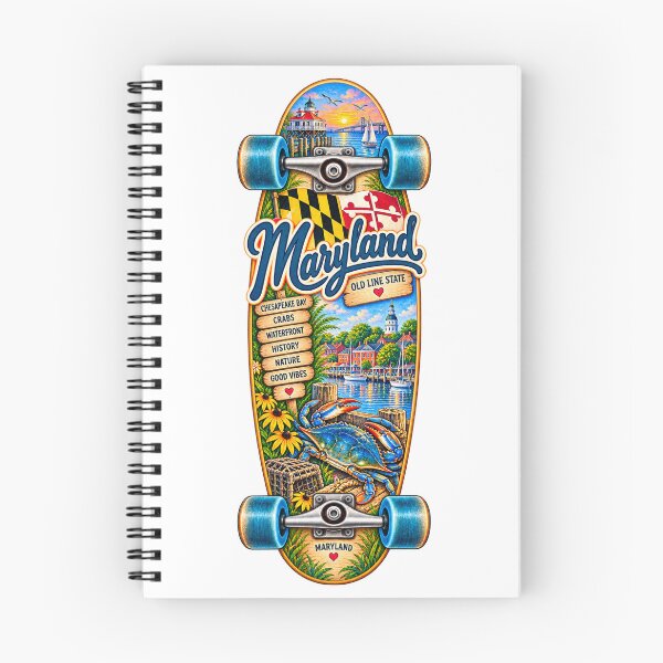 Item preview, Maryland Gen X Skateboard designed and sold by Whimspired By Paxx.