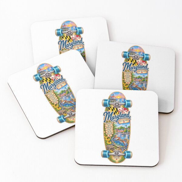 Item preview, Maryland Gen X Skateboard designed and sold by Whimspired By Paxx.