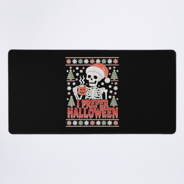 Item preview, I Prefer Halloween Christmas Skeleton Sweater Xmas designed and sold by GenioFin.