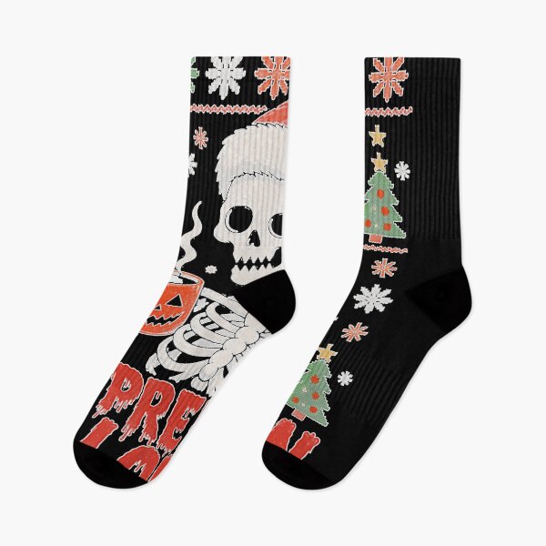 Item preview, I Prefer Halloween Christmas Skeleton Sweater Xmas designed and sold by GenioFin.