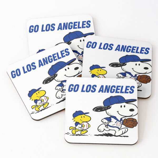 Item preview, Snoopy Baseball Go Los Angeles designed and sold by onelinerdesigns.