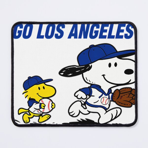 Item preview, Snoopy Baseball Go Los Angeles designed and sold by onelinerdesigns.