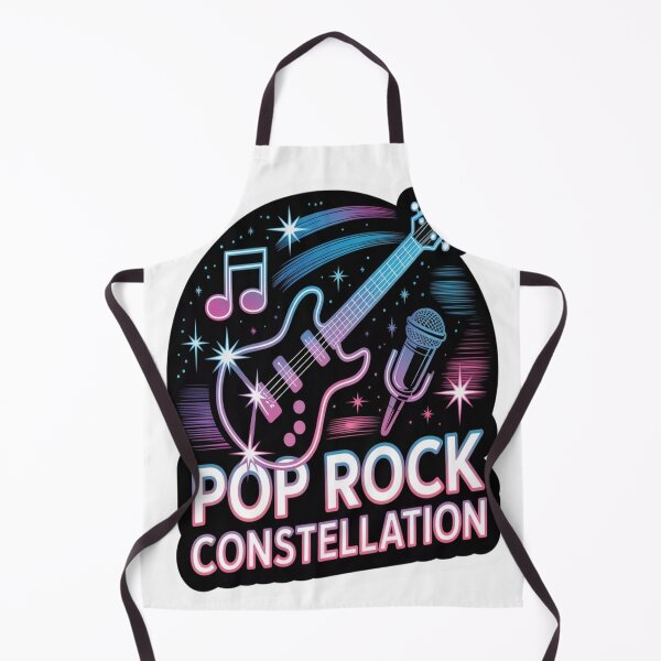 Item preview, Pop Rock Constellation – Neon Star Guitar Sticker designed and sold by Imaginarium of Chaos falcon88 .