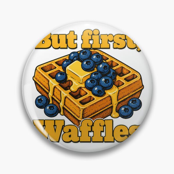 Item preview, But First Waffles Belgian Blueberry Brunch Lover designed and sold by chattsuede.