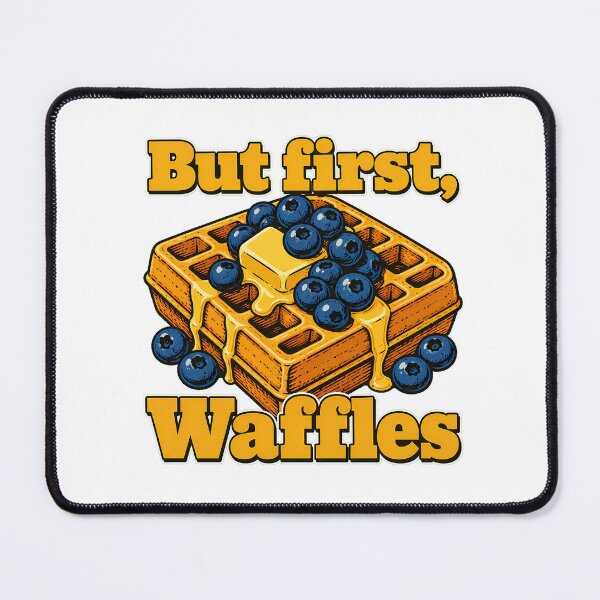 Item preview, But First Waffles Belgian Blueberry Brunch Lover designed and sold by chattsuede.