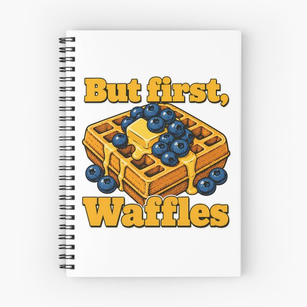 Item preview, But First Waffles Belgian Blueberry Brunch Lover designed and sold by chattsuede.