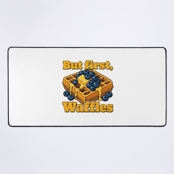 Item preview, But First Waffles Belgian Blueberry Brunch Lover designed and sold by chattsuede.