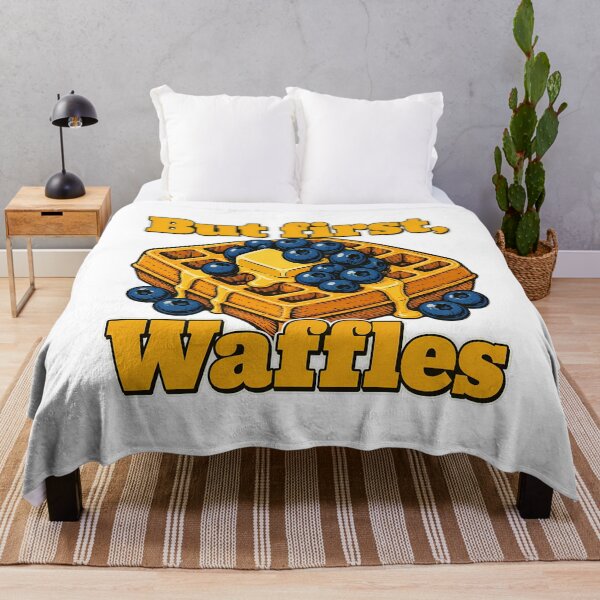 Item preview, But First Waffles Belgian Blueberry Brunch Lover designed and sold by chattsuede.