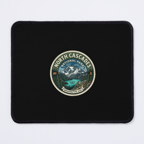 Item preview, North Cascades National Park Washington USA designed and sold by TulipaGraphics.