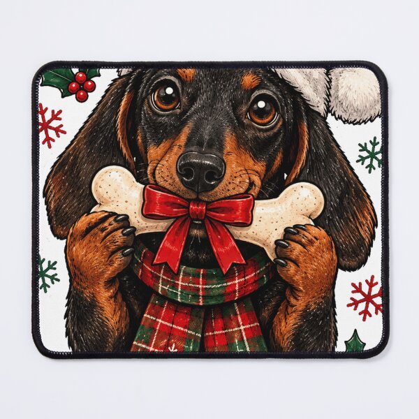 Item preview, DACHSHUND DOG CHRISTMAS designed and sold by erkinmaddison.