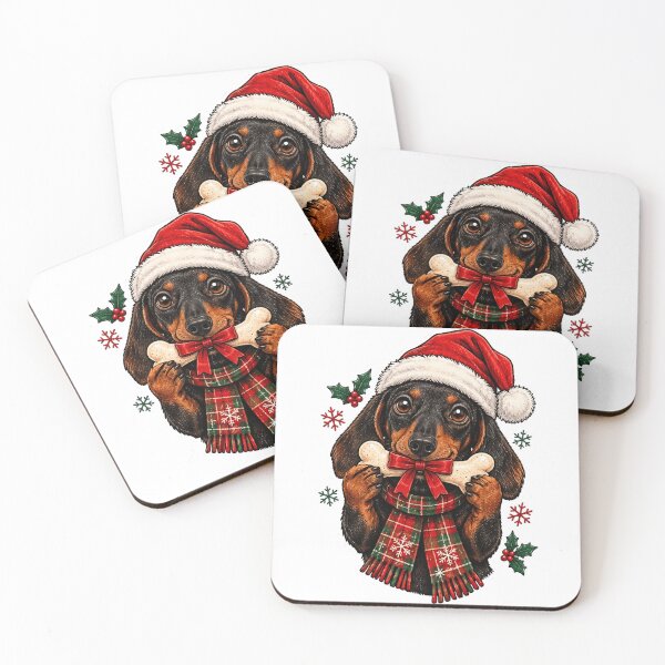 Item preview, DACHSHUND DOG CHRISTMAS designed and sold by erkinmaddison.