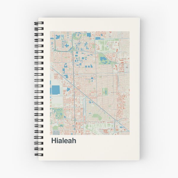Item preview, Hialeah Minimalistic Map Art designed and sold by MapsNerd.