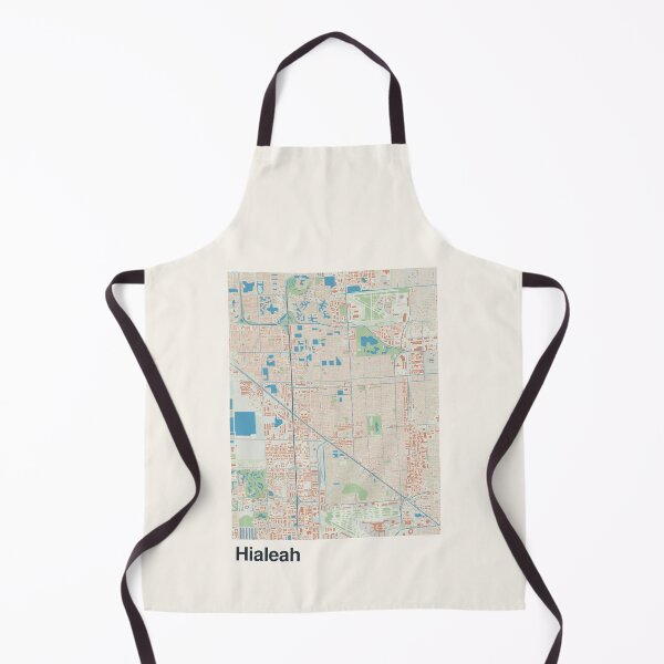 Item preview, Hialeah Minimalistic Map Art designed and sold by MapsNerd.