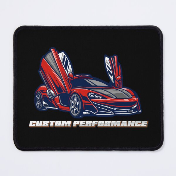 Item preview, Custom Performance Red Supercar - Sports Car Tuning Illustration designed and sold by Frafri92.