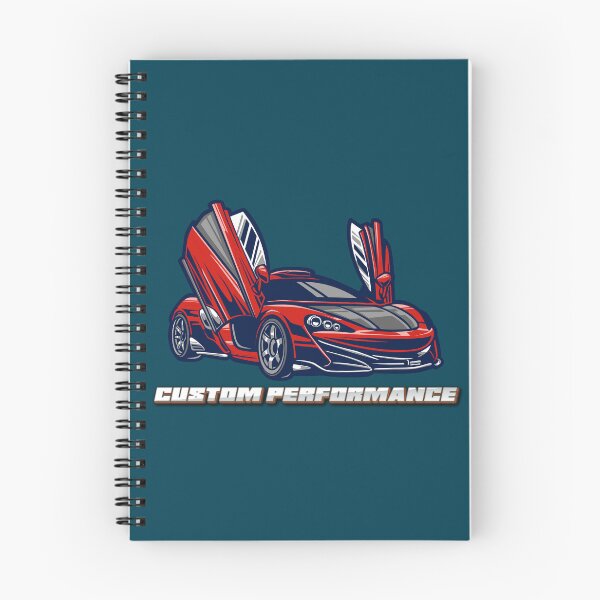 Item preview, Custom Performance Red Supercar - Sports Car Tuning Illustration designed and sold by Frafri92.