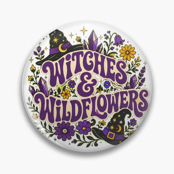 Item preview, Wildflower Witch Hat Botanical Cottagecore Magic designed and sold by chattsuede.