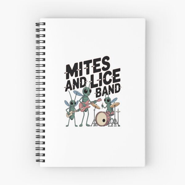Item preview, Mites and Lice Band – Microscopic Rock Sticker designed and sold by Imaginarium of Chaos falcon88 .