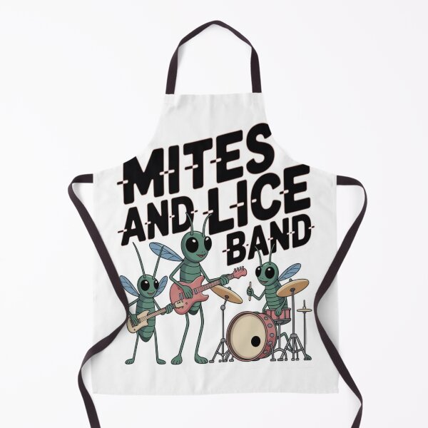 Item preview, Mites and Lice Band – Microscopic Rock Sticker designed and sold by Imaginarium of Chaos falcon88 .