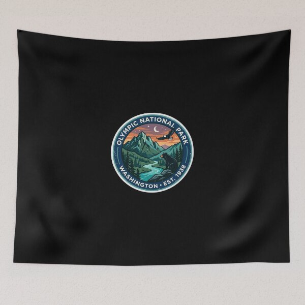 Item preview, Olympic National Park Washington USA designed and sold by TulipaGraphics.