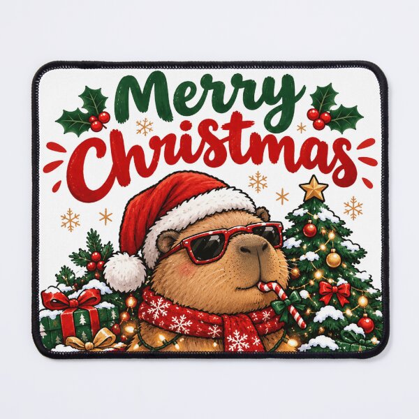Item preview, Capybara Christmas designed and sold by erkinmaddison.