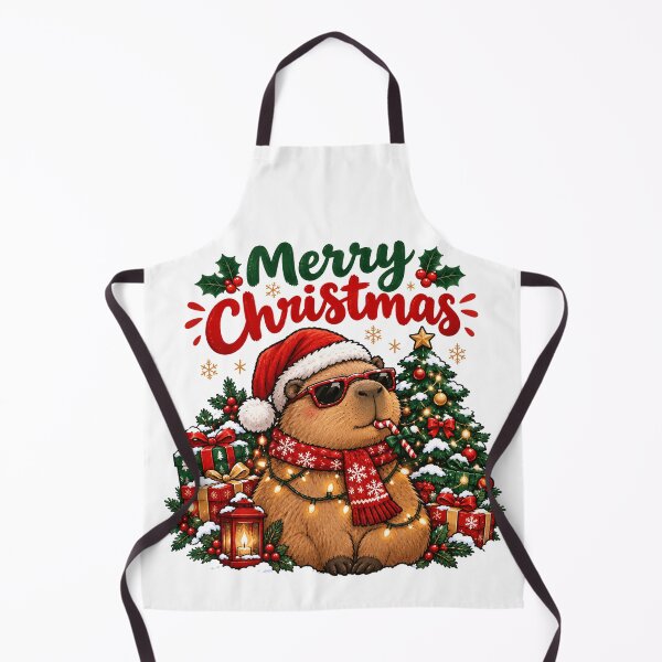 Item preview, Capybara Christmas designed and sold by erkinmaddison.