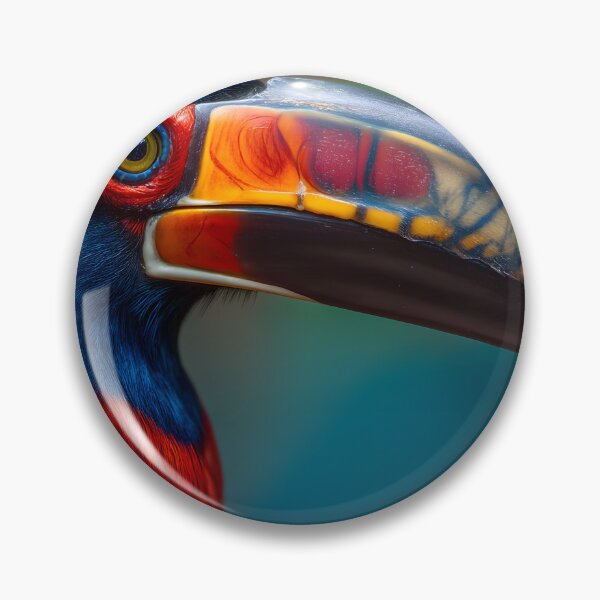 Item preview, Vivid Colors of a Tropical Toucan Close-up Shot designed and sold by Artessie.