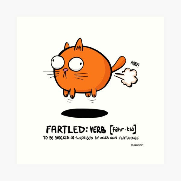 Fartled Art Print