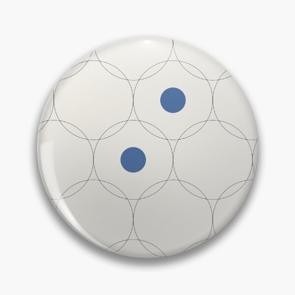 Item preview, Circle Grid Geometric Pattern Print designed and sold by VestraDesign.