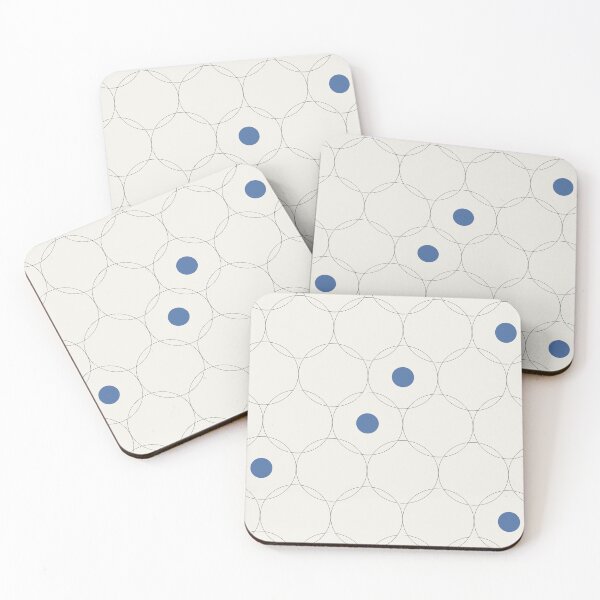 Item preview, Circle Grid Geometric Pattern Print designed and sold by VestraDesign.