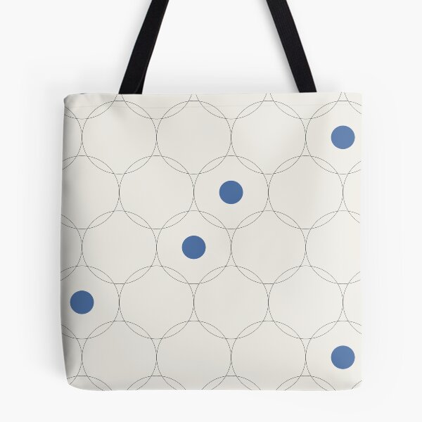 Item preview, Circle Grid Geometric Pattern Print designed and sold by VestraDesign.