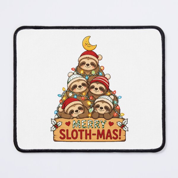 Item preview, Sloth Christmas Tree Cozy Sloth Lover designed and sold by chattsuede.